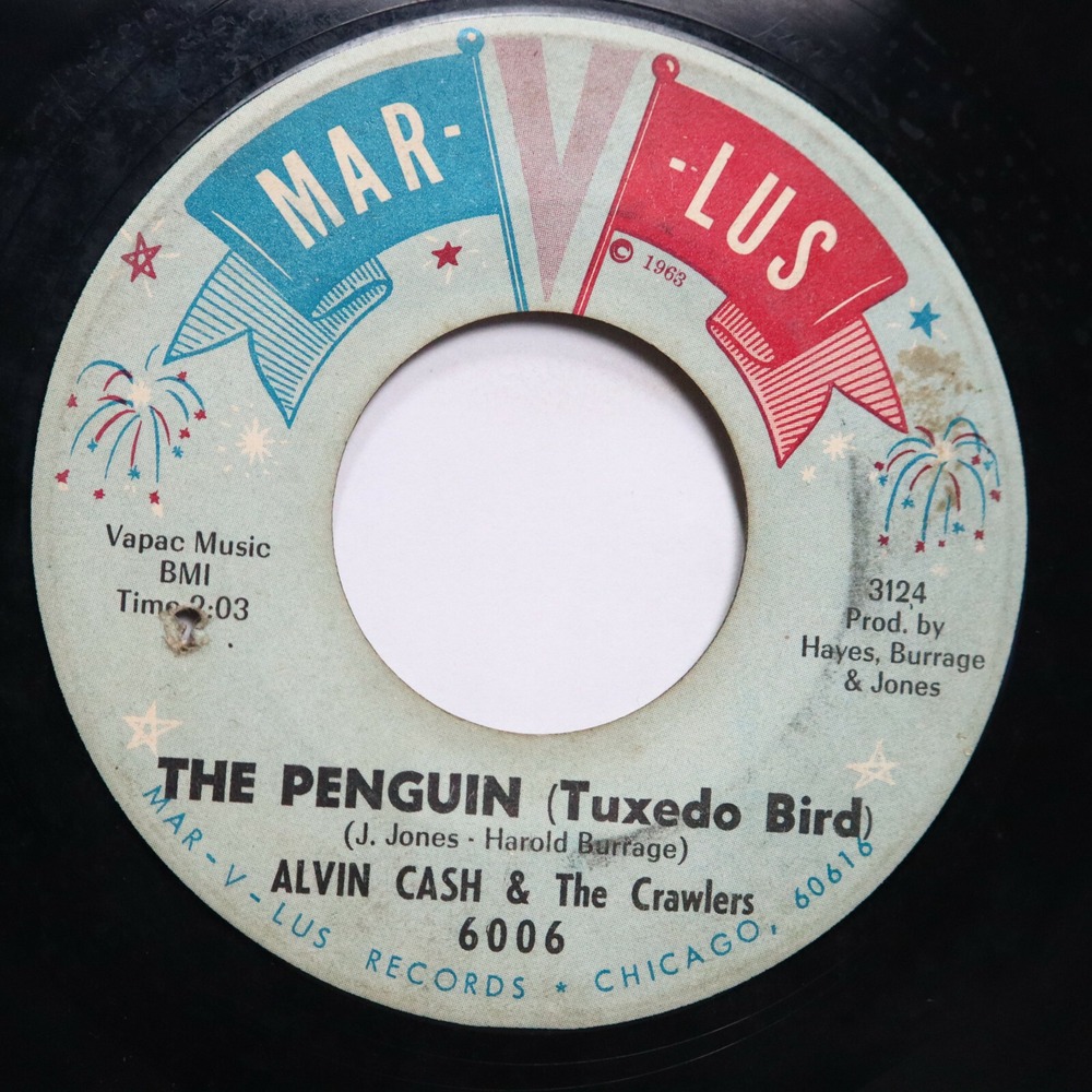 ALVIN CASH & THE CRAWLERS - THE PENGUIN / UN-WIND THE TWINE‎ - SOUL 45